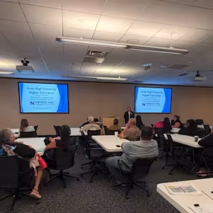 Sheila Eddy presents at Region 8 Dyslexia Awareness event