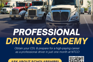 truck driving school graphic