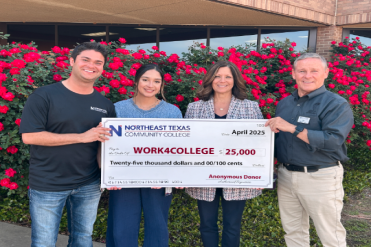 anonymous donor check presentation