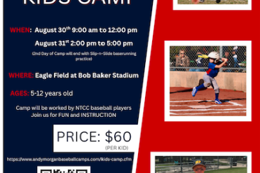 baseball camp flyer