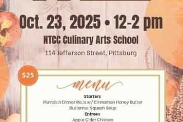 fall buffet poster