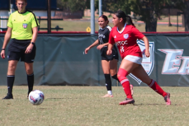 ntcc soccer player making a play