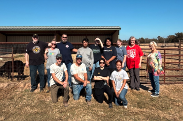 PTK group at farm