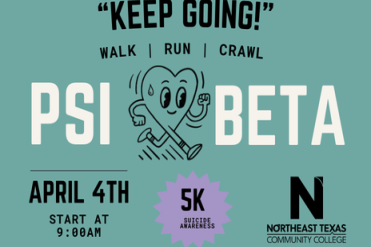 psi beta run graphic