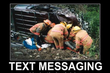 wreck from texting and driving