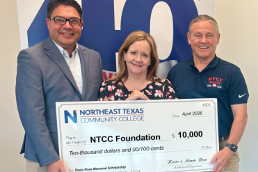 rose check presentation