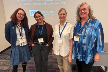 fulgham with other conference presenters
