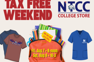 tax free weekend graphic