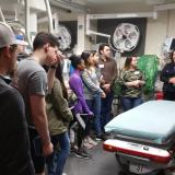Students at trauma center