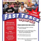Fast track GED flier