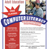 Computer literacy flyer