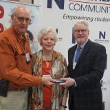 Perrymans accepting award