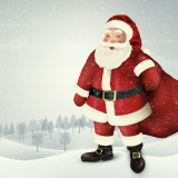 Santa's Sweeties present check
