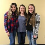 Viviana Ugalde, Karissa Bolyog and Ashley Burdine - PTA Students