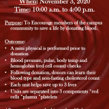 blood drive flyer