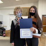 DeLisi receiving award