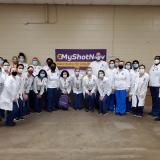 group of nursing students
