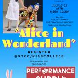 flyer for theater camp