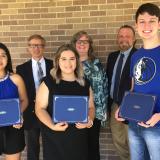 bonnie spencer award winners with professors