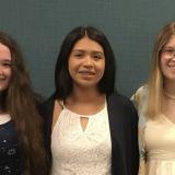Megan Folk, Fatima Fuentes, and Skylar Fondren