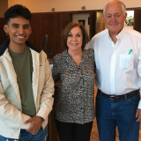 Pictured: Israel Perez, Mary Lou and Jerald Mowery.