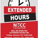 bookstore hours flyer