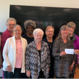 Morris County retired teachers present check