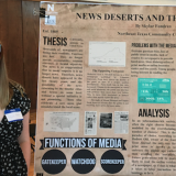 Fondren with poster