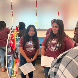 girl spins the wheel of chance