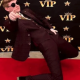 Pollan on red carpet
