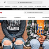 bookstore website screenshot
