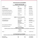 adult ed schedule