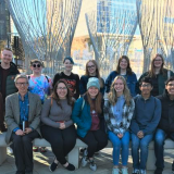 group of honors students on a recent trip