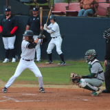 Raef Wright batting