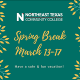 spring break graphic with logo