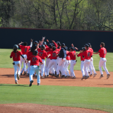 team celebrating win