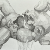 castro pencil sketch