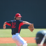 Mason Reynolds on the mound for the Eagles.