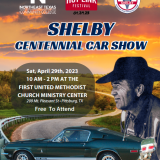 Shelby car show poster