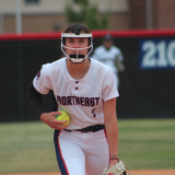 Braylynn Henderson on the mound