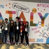 student group at conference