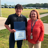 jacob harvey getting certificate
