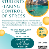 stress seminar flyer