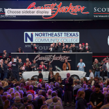 car on stage at barrett-jackson