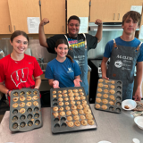 students baking