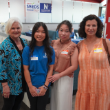 donor with w4c student