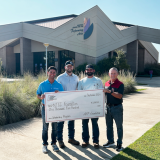 swepco presenting big check