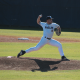 Aiden Leonard pitching