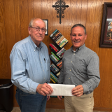 greer scholarship check presentation