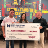 texas pioneer check presentation